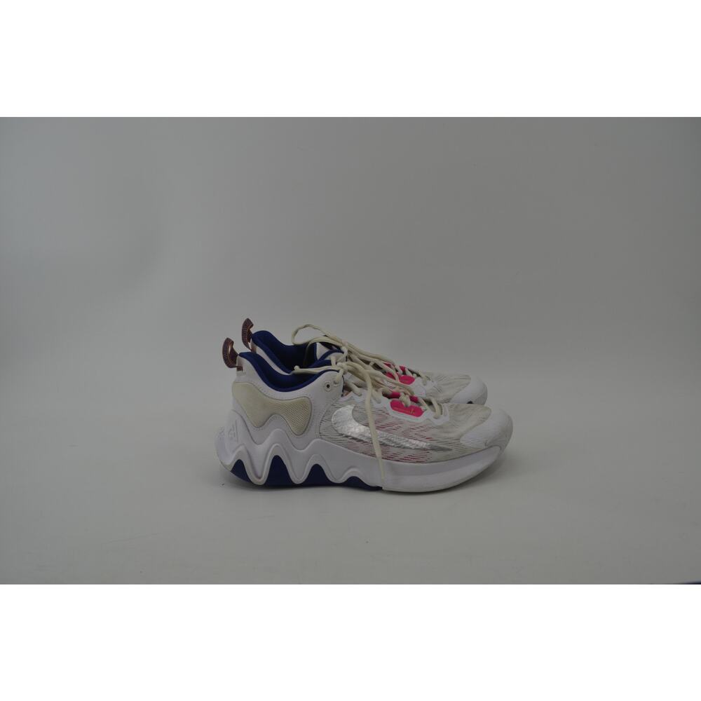 Nike Giannis Immortality 2 White Metallic Silver Mens Size 9 - Picture 8 of 15